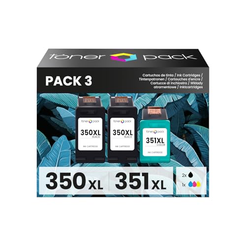 TONER PACK 350XL 351XL - Cartuchos de Tinta para HP 350...