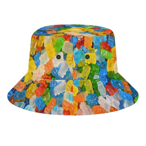 Image of Food Golden Corn Bucket Hats Unisex Washed Cotton Lightweight Outdoor Summer Beach Sun Hats Men Women Bucket Hat for Travel