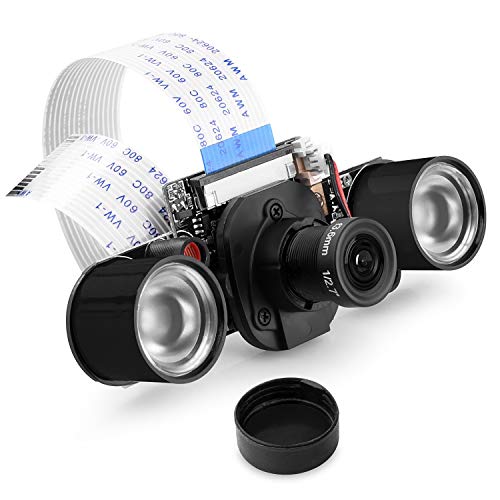 Night Vision Camera Module for Raspberry Pi 4, Quimat Mini 5MP 1080P HD