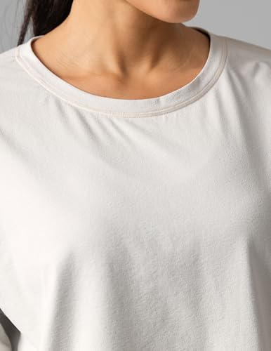 Colorfulkoala Long Sleeve Shirts for Women Oversized Crew Neck Tops Casual Workout Fashion T-Shirts3