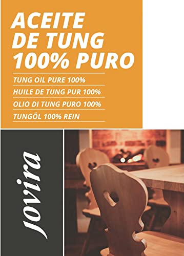 Aceite de Linaza soluciona madera reseca agrietada con nutrición pura de Tung 4