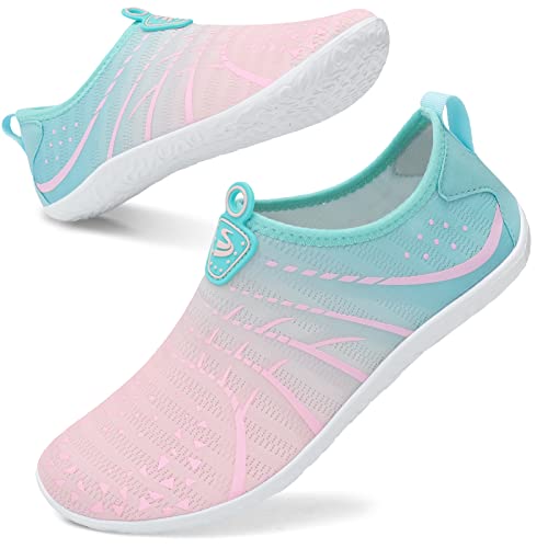 Image of Spesoul Womens and Mens Water Shoes Breathable Quick Dry Soft Barefoot Aqua Socks for Hiking Swim Beach Surf Yoga Sport
