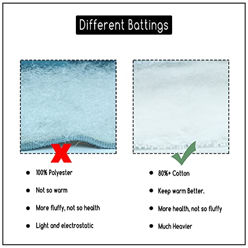 Evenhug 100% Cotton Quilt Queen Size Black Bird Bedding Set Double Printing Lightweight Quilt Reversible Coverlet Bedspread With 2 Pillow Shams All Seasons 3 Pieces (Queen94 X103) #TOP5