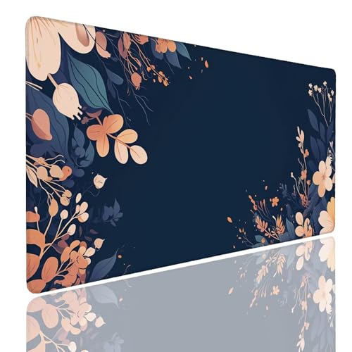 Tapis de Bureau Gamer en Caoutchouc Antidérapant pour Setup Dark
