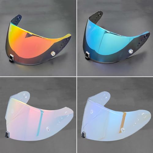 Helmets Visor for Scorpion for Exo 1400 for Carbon for R1 & EXO 520 391 Motorcycle Helmet Lens Visor Plating Lens Faceshield,Effective Protection - Thumbnail 3