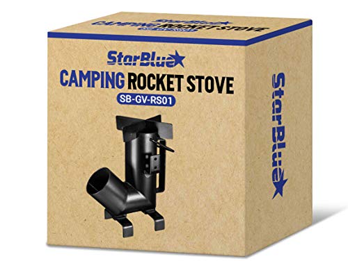 Camping Rocket Stove by StarBlue with FREE Carrying Bag - A Portable Wood Burning Camping Stove with Large Fuel Chamber Best for Outdoor Cooking, Camping, Picnic, BBQ, Hunting, Fishing - Thumbnail 7