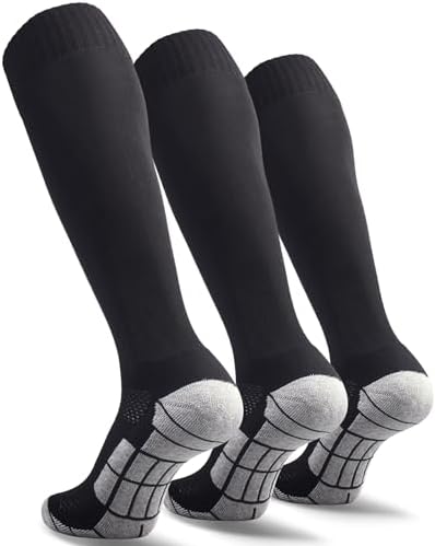 CWVLC Football Socks (1/3/5 pairs) Crew socks for adults and adolescents