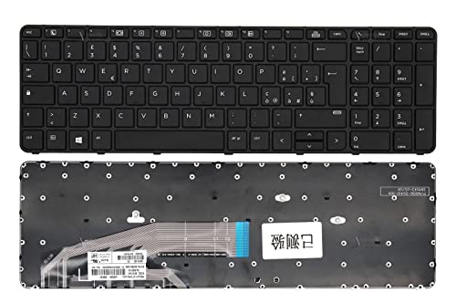 CLICK HELP Clavier portable compatible avec HP ProBook 450 G3, 470 G3, 450 G4, 470 G4, 455 G3