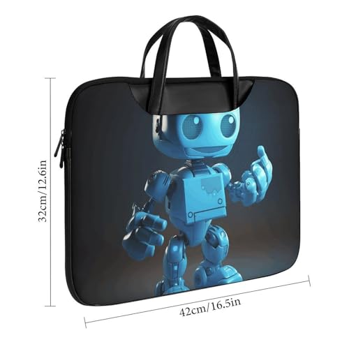 Bolso Porta Laptop Azul Impermeable 17 Pulgadas miniatura 2