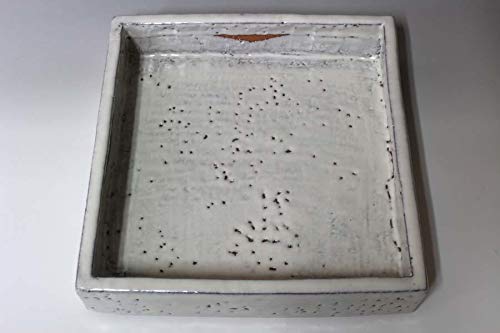 三輪栄造　四方角鉢　深皿　在印有　十一代三輪休雪次男　共箱　共裂　お茶道具 Amazon.co.jp: 三輪栄造 四方角鉢 深皿 在印有 十一代三輪休雪