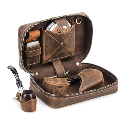 Can you bring a glass pipe in checked luggage Leather Pipe Tobacco Pouch Organizer