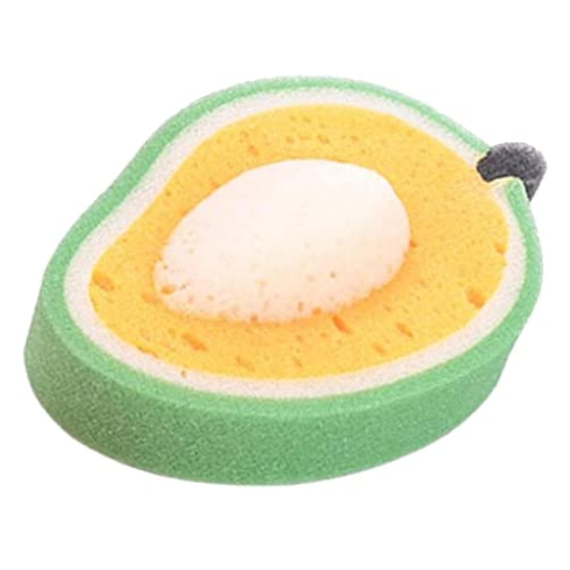 Cartoon Fruit Children Bath Cleaning Sponge, Mango Design