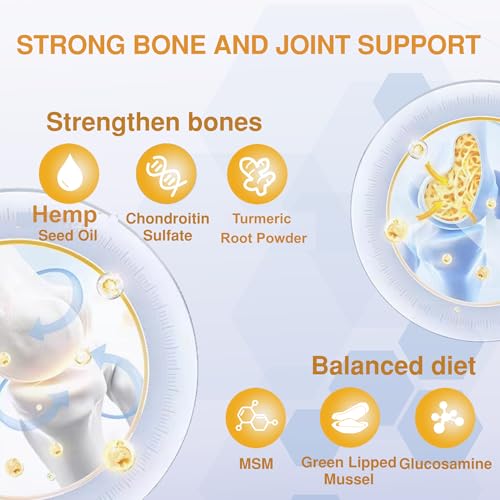 Senior Dog Joint Supplements with Glucosamine Chondroitin MSM - Hip & Joint Support for Dogs with Green Lipped Mussel, Turmeric, Omega 3 for Mobility & Comfort - Beef Flavour Dog Supplements - Image 5