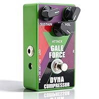 Easy Operation: Use the sustain, attack and volume knobs to find the ideal pitch. Tweek Attack can improve the bottom end and stabilize high output pickups, Guitar Compressor Pedal using aluminum alloy shell, This guitar compressor pedal has higher s...