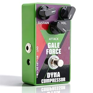 Easy Operation: Use the sustain, attack and volume knobs to find the ideal pitch. Tweek Attack can improve the bottom end and stabilize high output pickups, Guitar Compressor Pedal using aluminum alloy shell, This guitar compressor pedal has higher s...