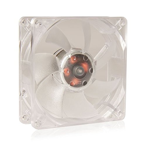 SilenX EFX-08-15R Effizio 80x25mm 15dBA 32CFM Red LED PC Computer Case Fan