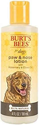 Burt's Bees for Pets for Dogs All-Natural Paw & Nose Lotion with Rosemary & Olive Oil | For All Dogs and Puppies, 4oz | Best Treatment for All Dogs and Puppies With Dry Nose and Paws