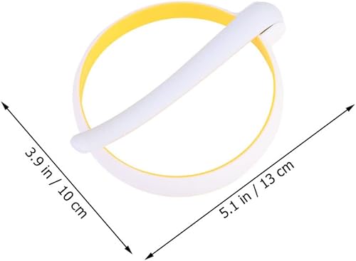 Miniatura 5 de Molde para panqueques, 4 piezas de anillos de tortilla, anillo para panqueques, moldes para freír huevos, anillo de presentación de huevos, anillo