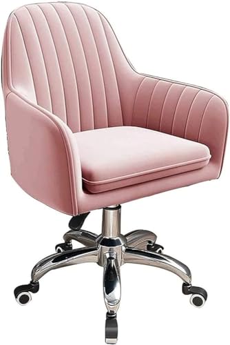 Chaise de travail rose pour un coin bureau chaleureux