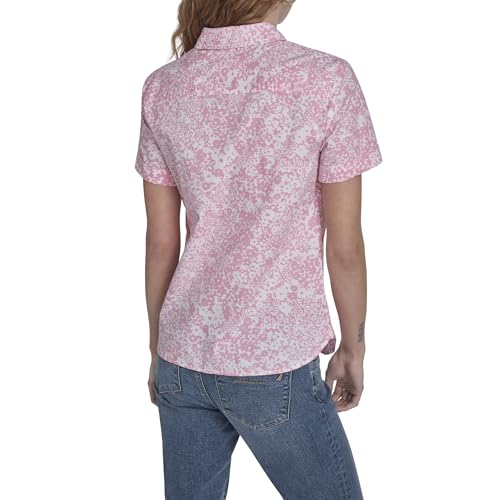Image of Nautica Women's Button Front Short Sleeve Camp Shirt