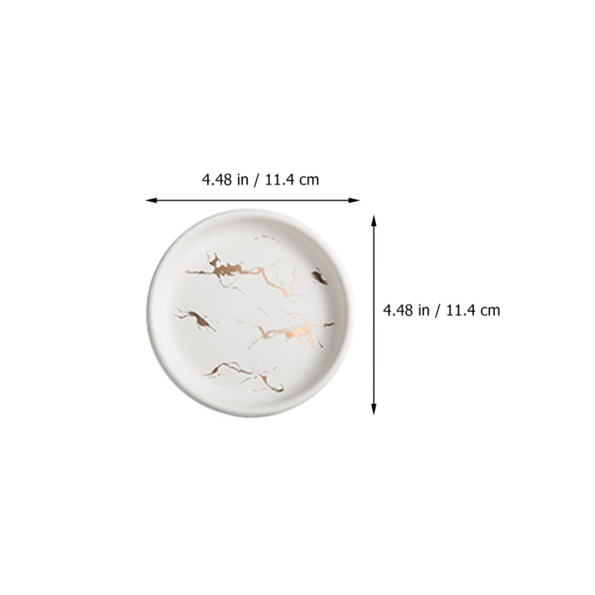 Set Accessori Bagno Ceramica Bianco Due Tazze, Flacone e Vassoio | Organizer Multiuso, Stile Semplice Classico, per Lavaggio e Igiene Quotidiana