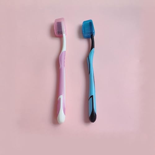 Miniatura 3 de 10 recipientes portátiles para cepillos de dientes, tapa de cepillo de dientes de viaje, tapas de cepillo de dientes, convenientes para viajes,