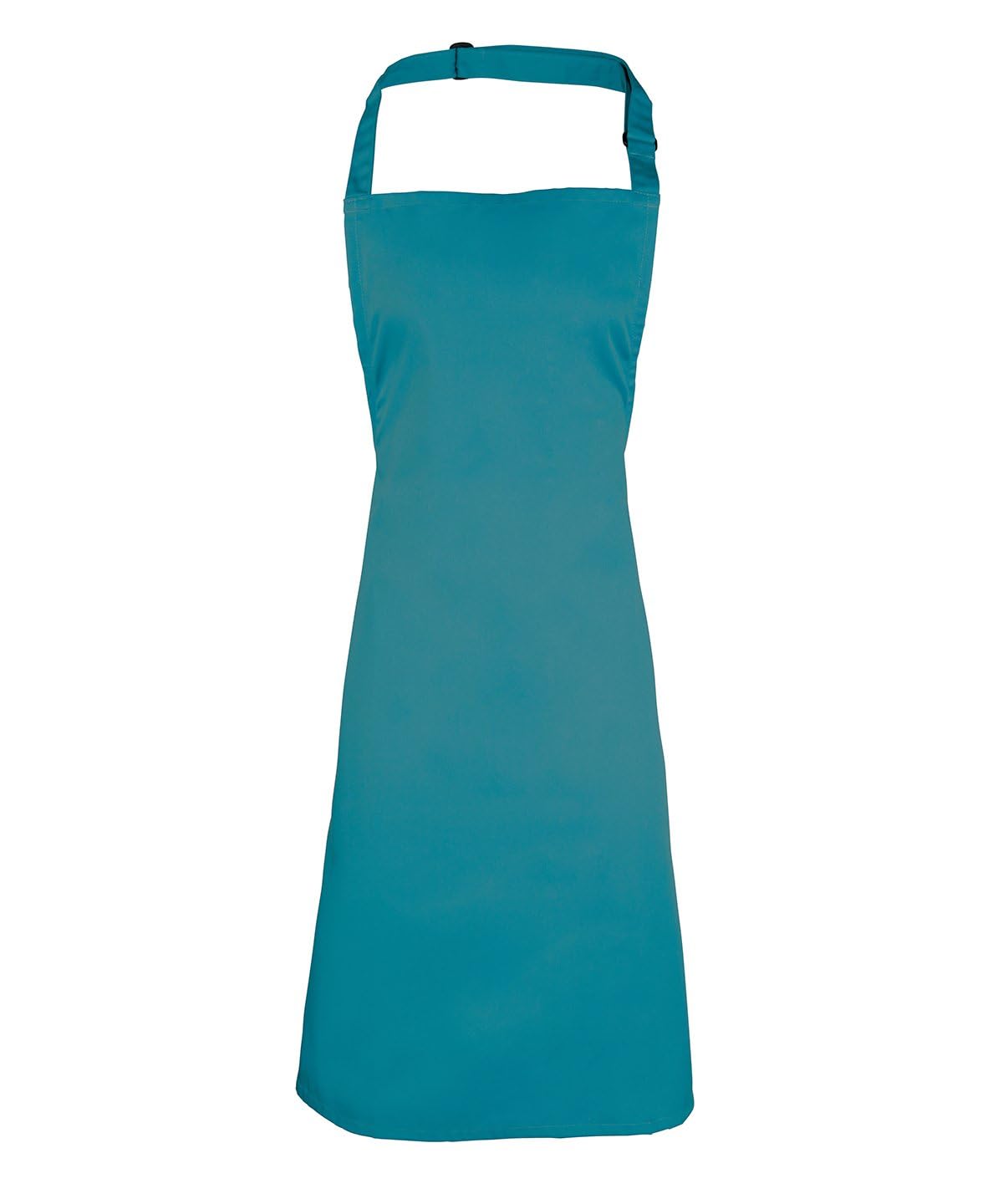 Workwear World Spectrum Collection Adjustable Halter Neck Kitchen Hospitality Catering Bar Service Bib Apron (Teal)