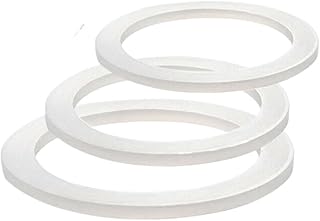 Junta de repuesto for olla de estufa de café expreso, anillo de silicona superior de goma de silicona, anillo de sellado for cafetera * 2 uds(1 cup)