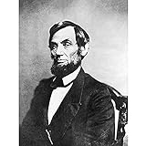 president lincoln 2 ham radio Tamaño: 30 x 41 cm. Brady 1861 Retrato Presidente Lincoln Foto Art Print Canvas Premium Wall Decor Poster Mural