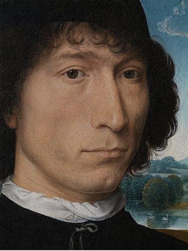 Peinture sur Toile Portrait Hans Memling pour Décoration de Chambre