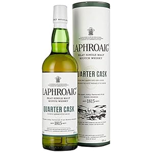 Laphroaig Quarter Cask Islay Single Malt Scotch Whisky, mit Geschenkverpackung, in Quarter Casks gereift, 48% Vol, 1 x 0,7l