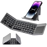 Batterie rechargeable et fonctionnement à long terme : la batterie rechargeable intégrée du clavier Bluetooth pliable peut être utilisée pour un fonctionnement continu de 65 heures ou 100 jours en veille. Le mode veille automatique vous permet d'utiliser au maximum l'alimentation. Après avoir plié, le clavier lui-même a des dimensions de 315,4 x 97,4 x 7,8 mm et un poids de 155 g, il se glisse facilement dans votre mallette ou sac d'ordinateur portable. Idéal pour un court voyage d'affaires ou une escapade d'un week-end.