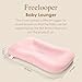 Freelooper Baby Lounger, Suitable for Newborns 0-24 Months, Infant Lounger for Home and Travel, Soft Cotton and Breathable, Nest Lounger, Newborn Babies Essentials Gifts（Lovely Pink）