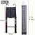 6.2m (20.3FT) Telescopic Ladder Foldable Aluminum Telescoping Extension Ladder with Detachable Hook, Safe & Compact 330lb Load Capacity EN131 Certificate for Home Office Outdoor