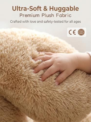 Image of MaoGoLan 5Pcs Big Teddy Bear Plush with 4 Babies,41 inch Cuddly Giant Bear Stuffed Animal with Zipper Storage for Small Teddy Bear Plushies in Bulk for Baby Shower,Party Favor,Decorations,Kids,Adults