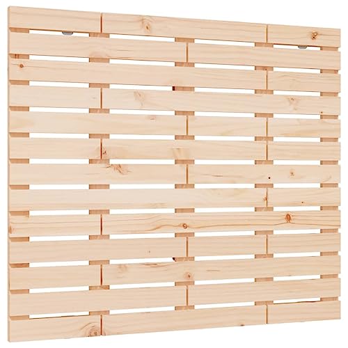Cabecero de pared de madera maciza de pino de 146 cm para proteger la pared de manchas y roces 4