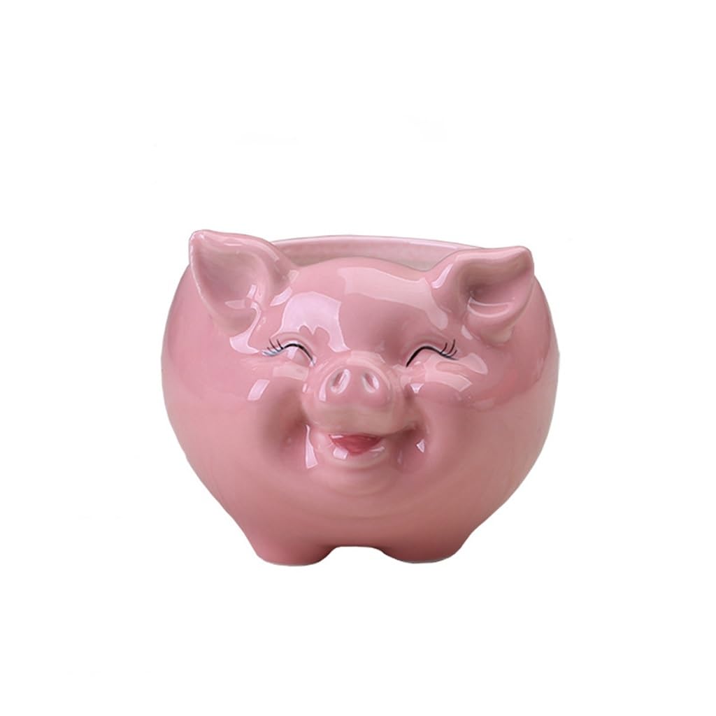 GELASIGE Flower Pots Simple Nordic Flowerpots, Succulent Flowerpots And Ceramics, And Creative Gardening Decorative Ornaments Outdoor Flower Pots(A)