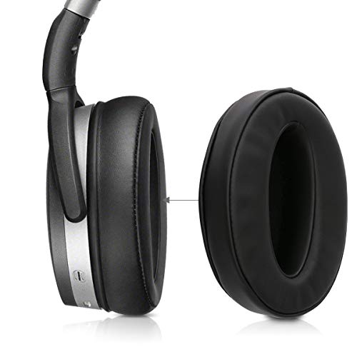 kwmobile 2x oorkussens compatibel met Sennheiser HD 4.50 BTNC - Earpads voor koptelefoon in zwart - Afbeelding 3