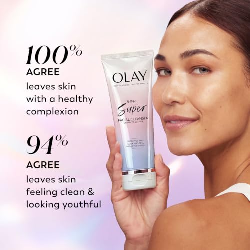Olay Super Face Wash, Advanced Deep Clean Facial Cleanser & Hydrating Formula for All Skin Types, Makeup Remover, Enhances Moisture Balance, Promotes Radiant & Smooth Skin, 4.5oz (Pack of 2) - image 5