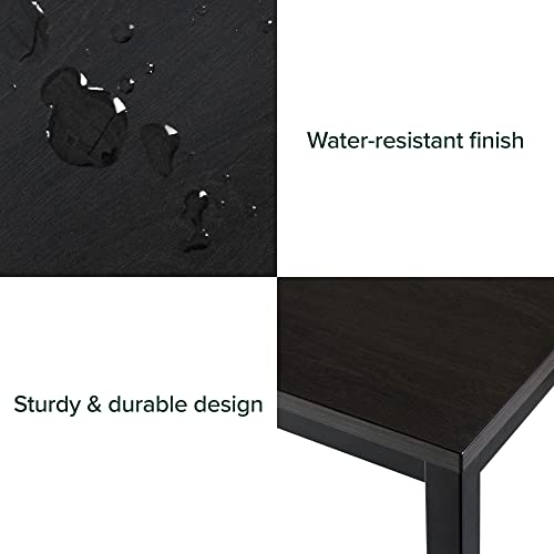 Image of Zinus Jennifer Modern Studio Collection Soho Rectangular Dining Table / Table Only /Office Desk / Computer Table, Espresso