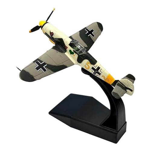 Modelo de avión de metal BF 109 Me-109 a escala 1:72 para regalo histórico