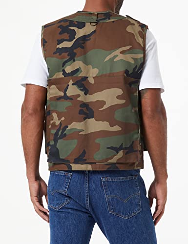 Gilet da pescatore e cacciatore Woodland, Unisex