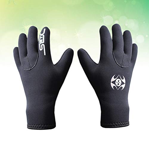 Luvas de neoprene Besportble, luvas de mergulho, luvas de surfe, luvas de mergulho para mergulho, me
