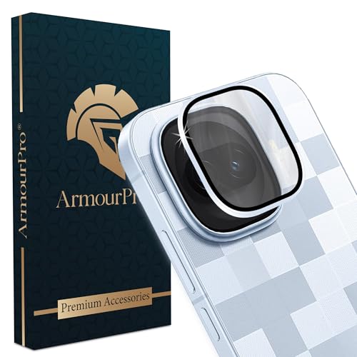 Image of ArmourPro Camera Lens Protector for IQOO 15R (6.59 Inches) Tough HD Individual Aluminum Alloy Rings 9H Camera Cover, Scratch-Resistant,Camera Lens Protection| Blue, 1 Pack