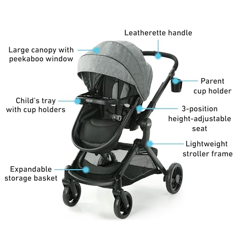 Graco Modes Nest 3-in-1 Stroller, Nico - image 7