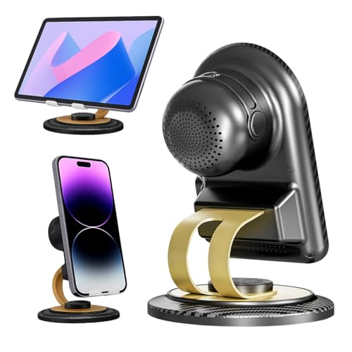 Amazon | SLuB スマホスタンド 360度回転 ワイヤレススピーカー
