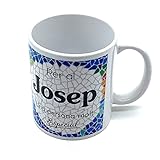 PLUS HOME Tassa personalitzada amb nom. Regals personalitzats amb nom i text. Tasses amb frases originals.JOSEP