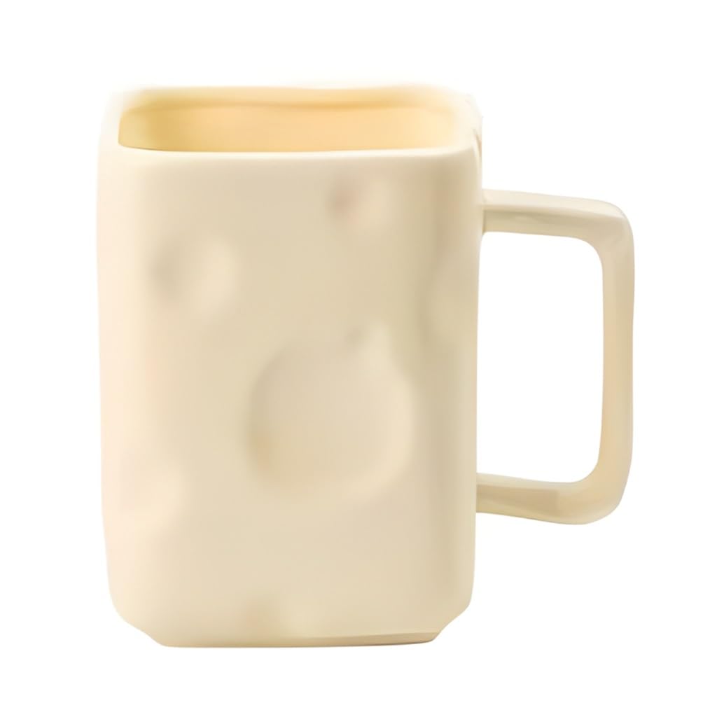 Amazon.com | coffee cups, 14 Oz Square Coffee Cup, A Mug With Handle For  Home And Office Use, Suitable For Latte Milk Cocoa Tea Bags And Gifts  (Color : Pink)(White): Coffee Cups
