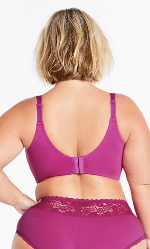 Image of City Chic Women's Plus Size Bra - Smooth & Chic Cotton T-Shirt