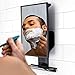 ToiletTree Products Fogless Shower Mirror - Anti-Fog Mirror - Adjustable Shaving Mirror with a Squeegee - Rust-Proof, Impact-Resistance Bathroom Shower Mirror - Tall
